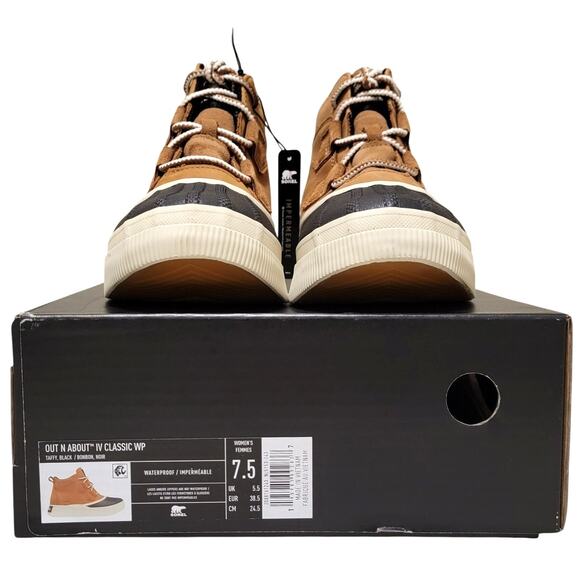 Sorel Out N About IV Classic Waterproof Duck Boots Size US 7.5 Taffy Brown/Black - Picture 6 of 6